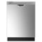 Whirlpool - 24" Front Control Built-In Dishwasher with Boost Cycle and 57 dBA - Stainless Steel-Front_Standard