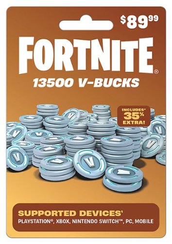 Fortnite 13,500 V-bucks Gift Card [Physical Card]