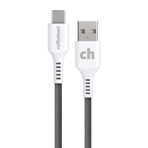 Cellhelmet - 1' Type-C to Type-A USB Charge and Sync Cable - Gray