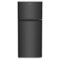 Whirlpool - 16.3 Cu. Ft. Top-Freezer Refrigerator with Flexi-Slide Bin - Black-Front_Standard