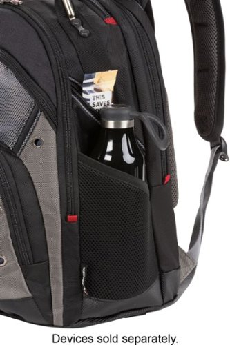SwissGear Synergy Backpack for 16 Laptop - Black/Gray SHOP ONLINE