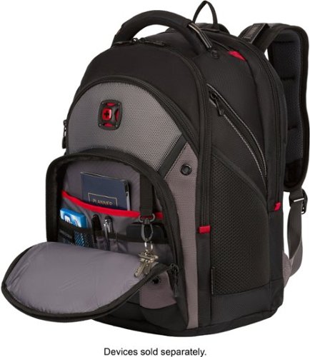 SwissGear Synergy Backpack for 16 Laptop - Black/Gray BUY ONLINE