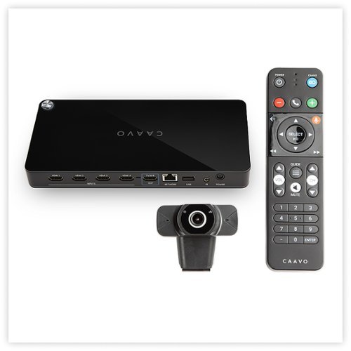 Caavo - Jubilee TV - Control Mom’s TV from Your Phone - TV Video Calling & Medication Reminders -Designed for Seniors & Families - Black