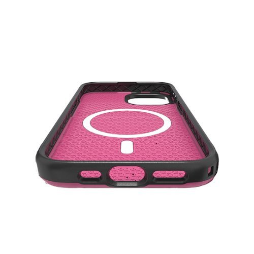 Cellhelmet Fortitude Series Case with MagSafe for Apple iPhone 15 - Vivid Magenta BUY ONLINE