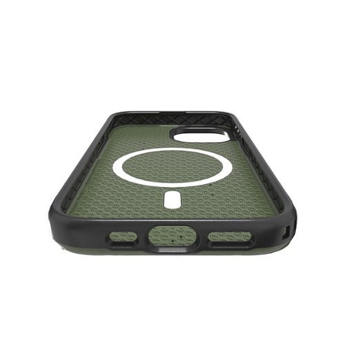 Cellhelmet Fortitude Series Case with MagSafe for Apple iPhone 15 - Olive Green BUY ONLINE