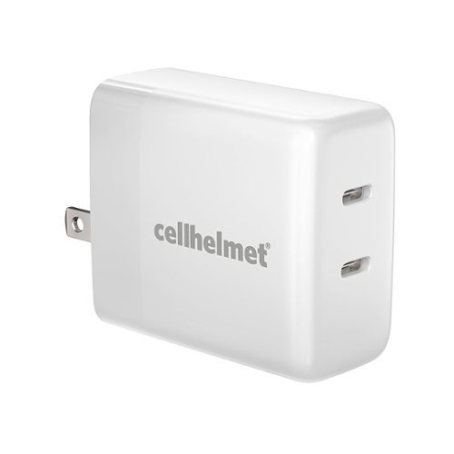 Cellhelmet - 20W Power Delivery Dual Type-C with Total 40W Output - White