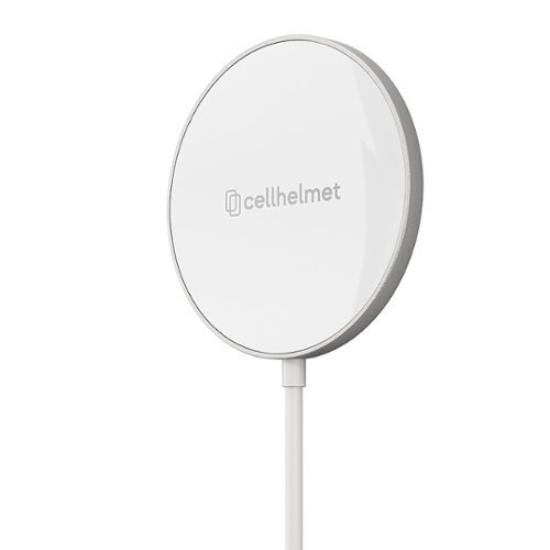 Cellhelmet - 15W Fast Wireless Charging Pad with MagSafe for most phones - White