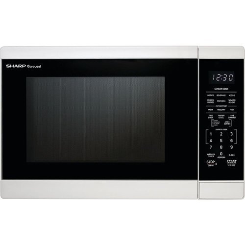  Sharp - 1.4 Cu.ft Countertop Microwave - White