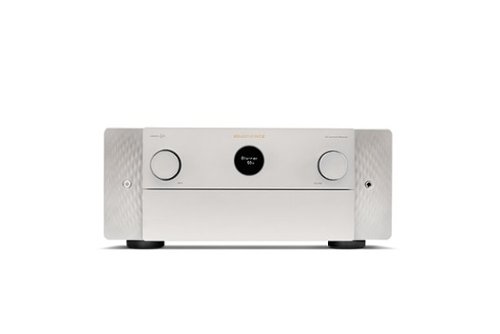 Marantz - Cinema 40 125W 9.4 Ch Bluetooth Capable with HEOS and Dolby Atmos 8K Ultra HD A/V Home Theater Receiver with Alexa - Silver Gold