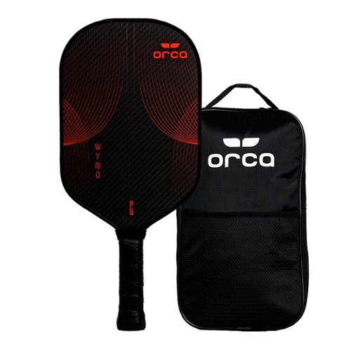 ORCA - Wynd Nomex Pickleball Paddle with Carry Bag - Black-Front_Standard 