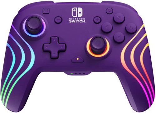 PDP Afterglow™ Wave Wireless Controller for Nintendo Switch™, and Nintendo Switch™ - OLED Model - Purple BUY IN SINGAPORE