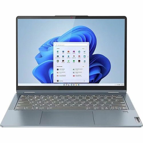 Lenovo - Flex 7 14IAU7 2-in-1 14" Touch-Screen Laptop - Intel Core i7 with 16GB Memory - 512 GB SSD - Stone Blue-Front_Standard 