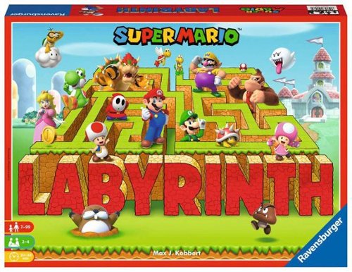 Ravensburger - Super Mario Labyrinth - Family Board Game - Multicolor
