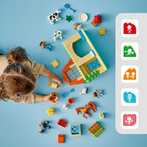 LEGO DUPLO Town Caring for Animals at the Farm Toy, Kids Learning Toy 10416 HOW TO BUY