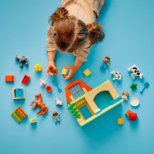 LEGO DUPLO Town Caring for Animals at the Farm Toy, Kids Learning Toy 10416 GLOBAL SHIPPING