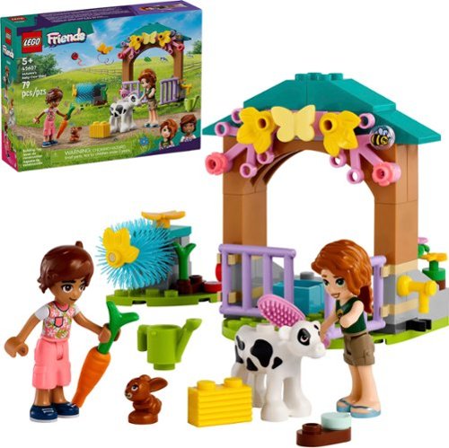 Photos - Construction Toy Lego  Friends Autumn’s Baby Cow Shed Farm Animal Toy 42607 6470675 