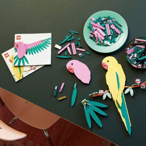 LEGO Art The Fauna Collection – Macaw Parrots, Wall Art Décor 31211 - Multicolor WORLDWIDE DELIVERY