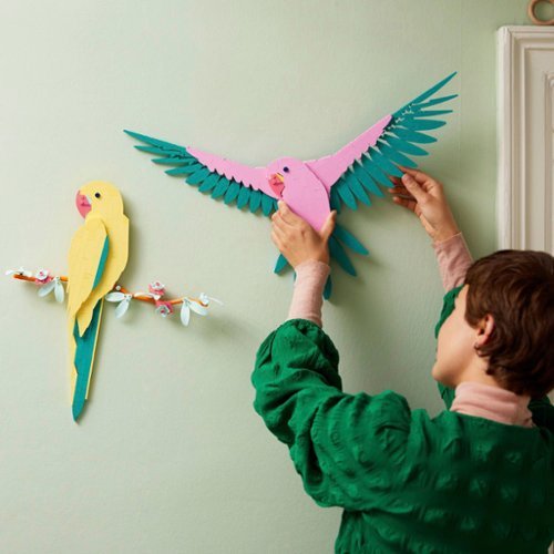 LEGO Art The Fauna Collection – Macaw Parrots, Wall Art Décor 31211 - Multicolor HOW TO BUY