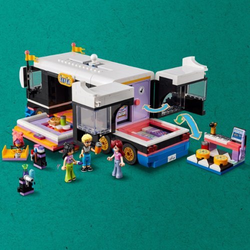 LEGO Friends Pop Star Music Tour Bus Play Together Toy 42619 HOW TO BUY