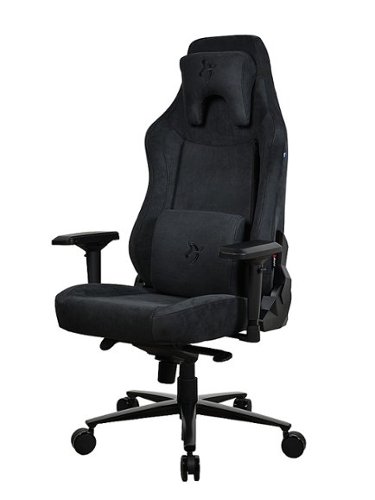 

Arozzi - Vernazza Series Top-Tier Premium XL Supersoft Upholstery Fabric Gaming Chair - Pure Black