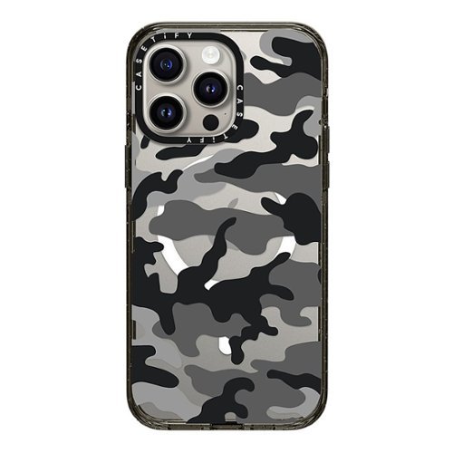 CASETiFY - Impact Case with MagSafe for Apple iPhone 15 Pro Max - Black Camo