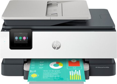  HP - OfficeJet Pro 8135e Wireless All-In-One Inkjet Printer with 3 months of Instant Ink Included with HP+ - White