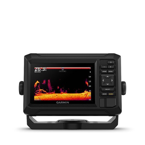 

Garmin - ECHOMAP Chartplotter GPS UHD2 54cv with transducer - Black