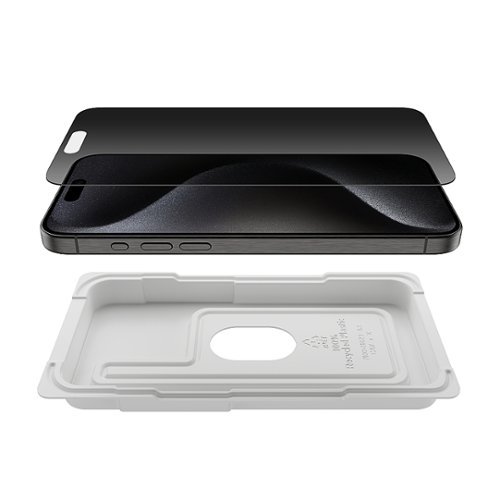 Belkin ScreenForce iPhone 15 Pro Max Privacy Screen Protector - Black GLOBAL SHIPPING