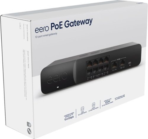 eero PoE Gateway - Wired eero Router and 10-port PoE+ Smart Network Switch - Black HOW TO BUY