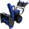 Snow Joe - 96V 24in Dual Stage Cordless Brushless Electric Snow Blower (4 12Ah Batteries and 2 Chargers) - Black and Blue-Angle_Standard