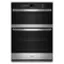 Front. Whirlpool - 30" Built-In Electric Combination Wall Oven with Adjustable Self-Clean Cycle - Stainless Steel.