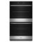 Whirlpool - 30" Smart Built-In Electric Convection Double Wall Oven with Air Fry - Stainless Steel-Front_Standard