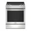 Front. Maytag - 6.4 Cu. Ft. Slide-In Electric Range with Air Fry - Stainless Steel.