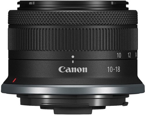 

Canon - RF-S10-18mm F4.5-6.3 IS STM Ultra-Wide Angle Zoom Lens for EOS R-Series Cameras - Black