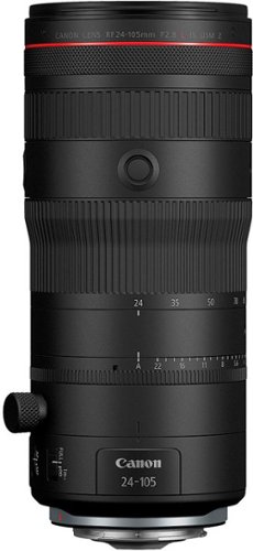 Canon - RF24-105mm F2.8 L IS USM Z Standard Zoom Lens for EOS R-Series Cameras - Black