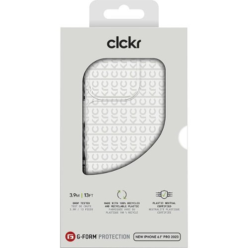 CLCKR G-Form Protection Diamond Non-MagSafe Case for Apple iPhone 15 Pro 6.1 - Clear HOW TO BUY
