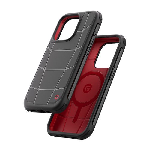 CLCKR - Force MagSafe Case for Apple iPhone 15 Pro 6.1" - Black/Red