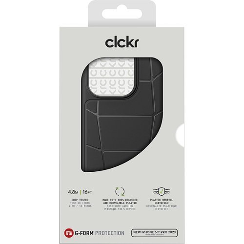 CLCKR G-Form Protection Force MagSafe Case for Apple iPhone 15 Pro 6.1 - Black/Red GLOBAL SHIPPING