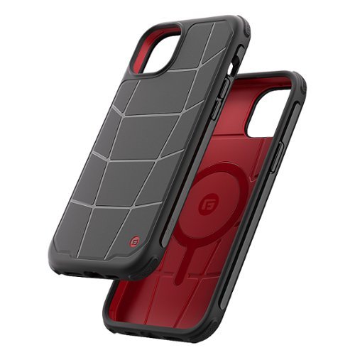 CLCKR - Force MagSafe Case for Apple iPhone 15 Plus 6.7" - Black/Red