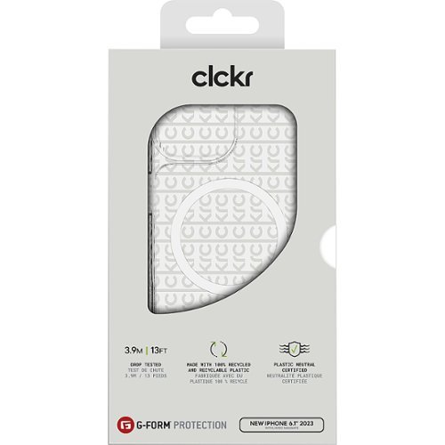 CLCKR G-Form Protection Diamond MagSafe Case for Apple iPhone 15 6.1 - Clear WORLDWIDE DELIVERY
