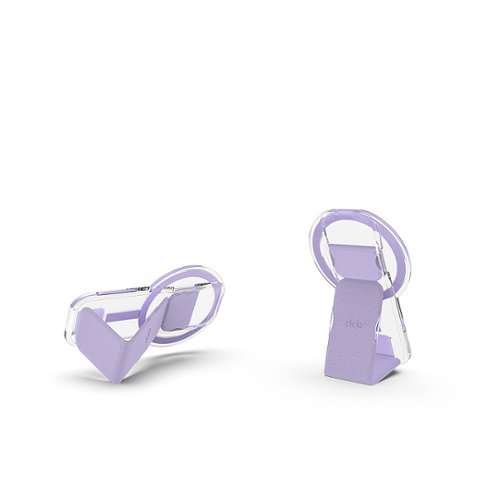 CLCKR Clear Compact Magsafe Stand & Grip - Lilac WHERE TO BUY