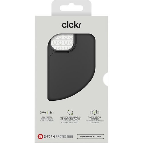 CLCKR G-Form Protection Diamond Non-MagSafe Case for Apple iPhone 15 6.1 - Black WORLDWIDE DELIVERY