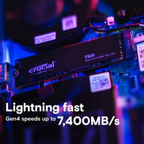 Crucial T500 2TB Internal SSD PCIe Gen 4x4 NVMe M.2 SHOP ONLINE