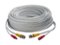 Lorex - 250’ 4K In-wall RG59 to RG59 BNC Video/Power UL CMR Cable with Fire-Resistant - White-Front_Standard