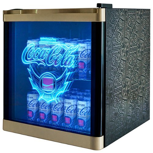 Cooluli - Coca-Cola League of Legends Ultimate 1.7 CU. FT. Mini Fridge - Limited Edition - Black