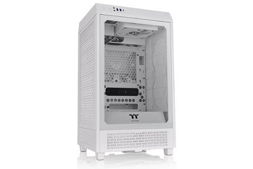 Thermaltake - The Tower 200 Snow Mini-ITX Mini Case - Snow