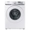 Samsung - 5.1 Cu. Ft. High-Efficiency Stackable Smart Front Load Washer with Vibration Reduction Technology+ - White-Front_Standard