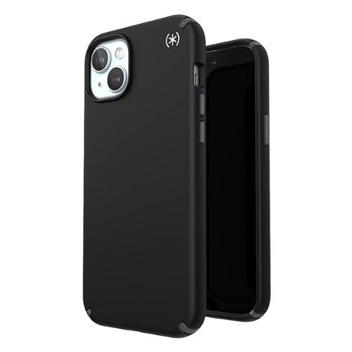 Speck Presidio2 Pro Case with MagSafe for Apple iPhone 15 Plus/14 Plus, 13 ft Drop Protection, Soft with Extra Grip - Black WORLDWIDE DELIVERY