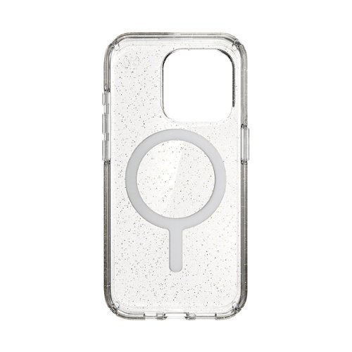 Speck Presidio Lux Case with MagSafe for Apple iPhone 15 Pro - Clear/Gold Glitter WHERE TO BUY