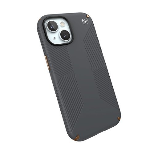 Speck Presidio2 Grip Case for Apple iPhone 16e/15/14/13 - Charcoal Gray GLOBAL SHIPPING